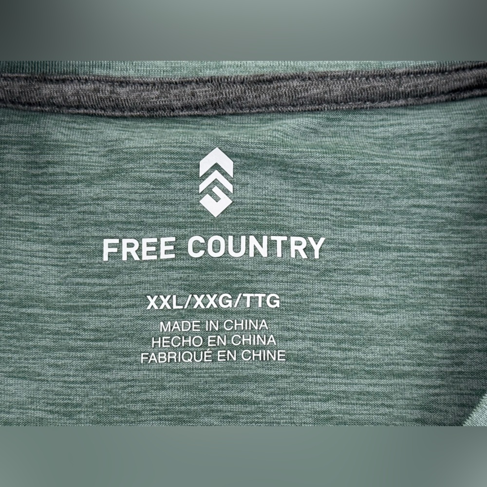 Free Country "Off The Grid Explorer" Graphics Long Sleeve Tee, Men's Size XXL - Picture 6 of 10